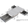 Smartfloor Bilinnredning til Transporter (lang) - tilpasset bil med varmeveksler i varerom - Bilde 7