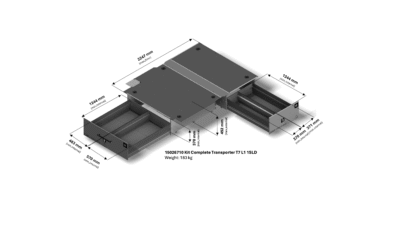 3D-tegning Smartfloor til Volkswagen Transporter 7 L1 1SLD