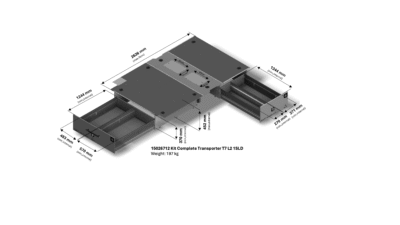 3D-tegning Smartfloor til Volkswagen Transporter 7 L2 1SLD