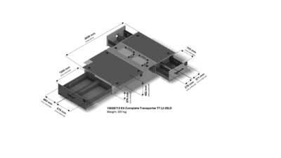 3D-tegning Smartfloor til Volkswagen Transporter 7 L2 2SLD