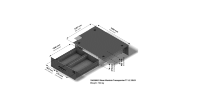 3D-tegning Smartfloor bakmodul til Volkswagen Transporter 7 L1